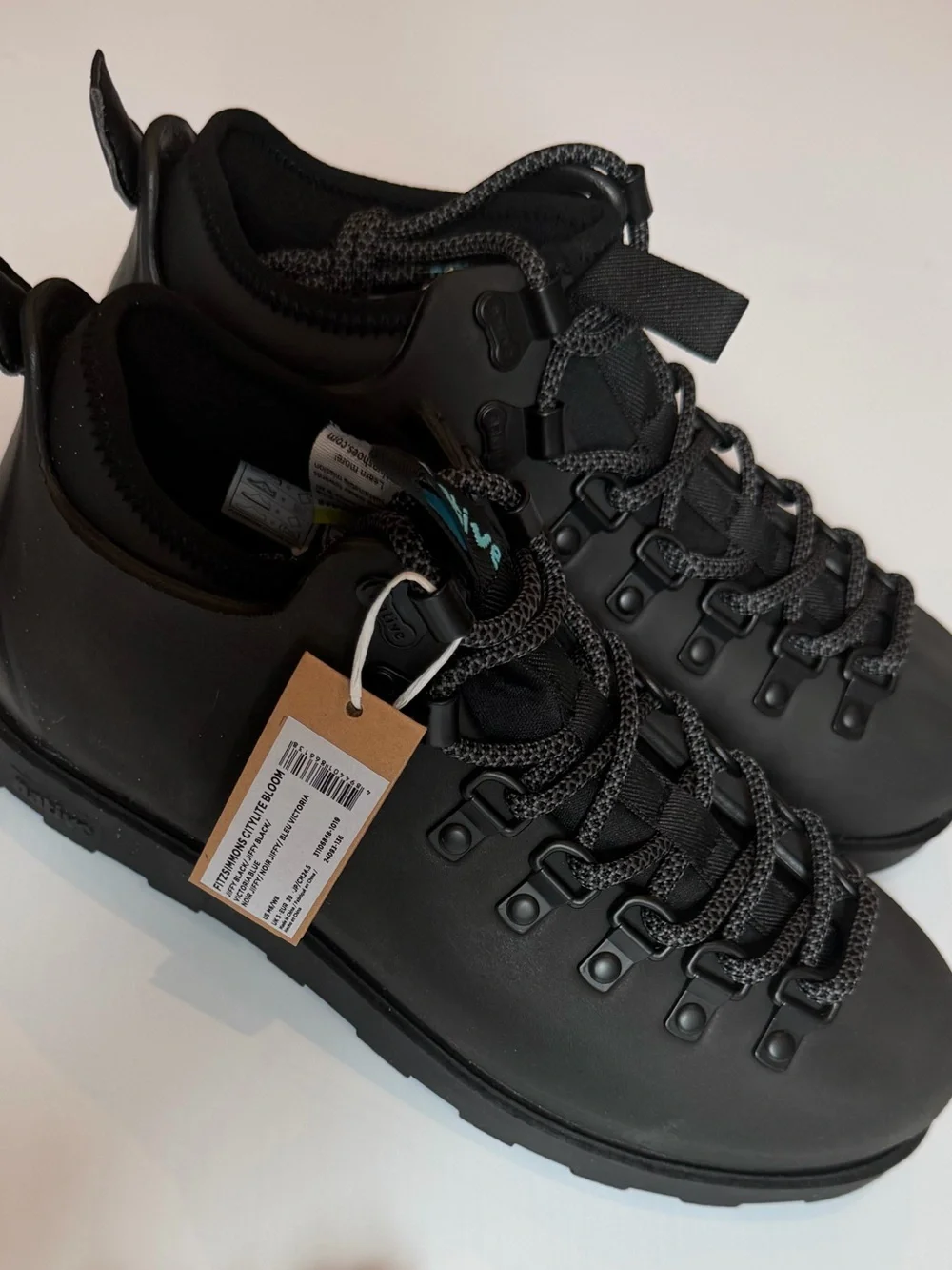 Men's or Woman's Light weight Boot in Jiffy Black